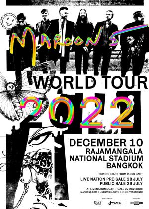 Maroon 5 World Tour 2022