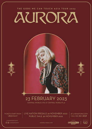 AURORA BRINGS THE GODS WE CAN TOUCH TOUR 2023