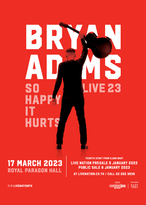 Bryan Adams So Happy It Hurts Tour in Bangkok