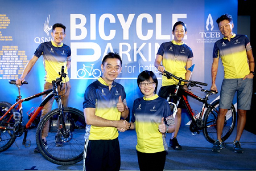 TCEB joins hand with QSNCC to Open Bike Parking Facility to Support Sustainable MICE Industry