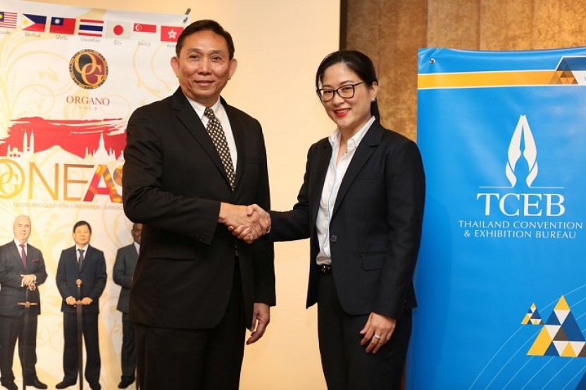 TCEB co-sponsored for Thailand succeed, was chosen to host the Asia Convention, driving “Organo” led the executives and independent businessmen, more than 10,000 people to participate “ONE ASIA”, ASIA CONVENTION 2015, the first time in Asia.