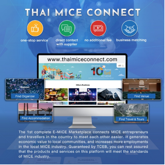 Thai MICE Connect: Organize all MICE events on one platform