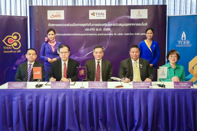 TCEB and THAI Form Marketing Collaboration  Attracting MICE Travellers from Asia, Europe