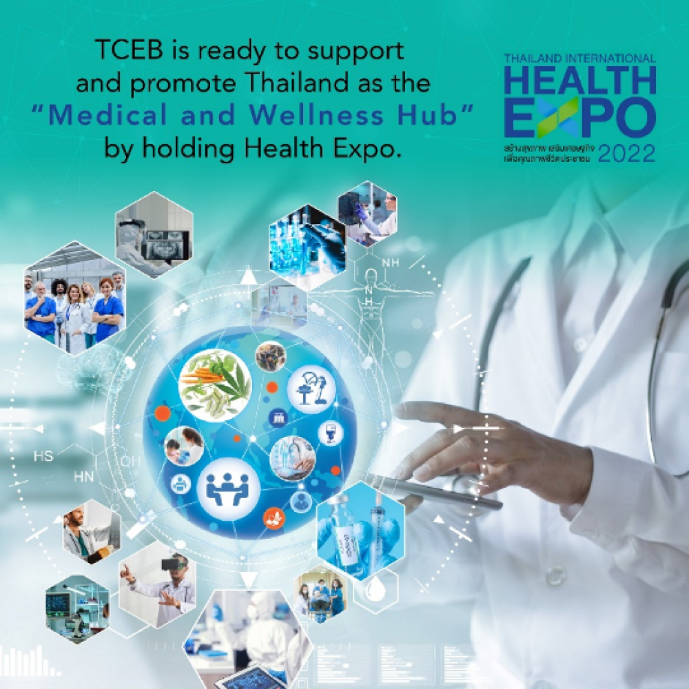支持医疗行业，推动泰国成为Medical and Wellness Hub（医疗和健康中心）。 