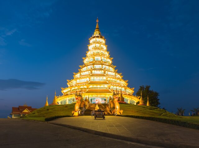Wat Hyuaplakang in Chiang rai province, Thailand.